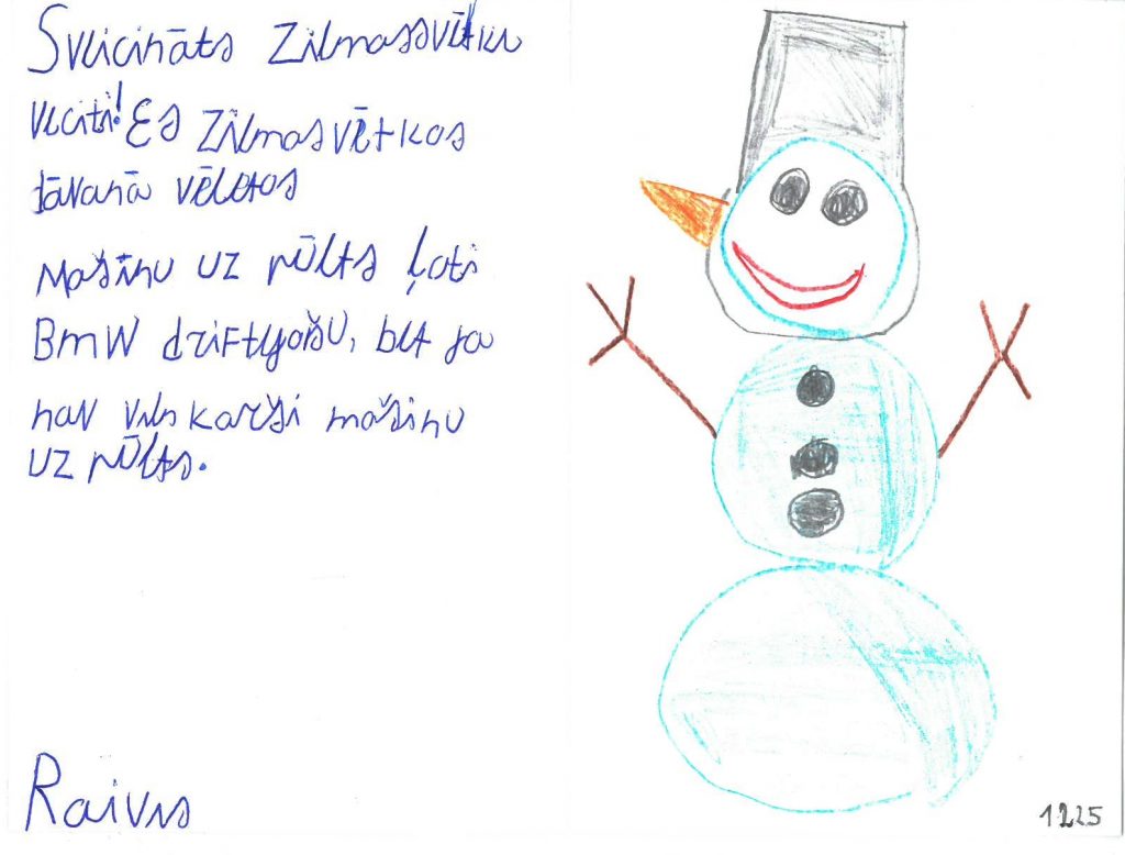 Raivis vēlas mašīnu ar pulti BMW.