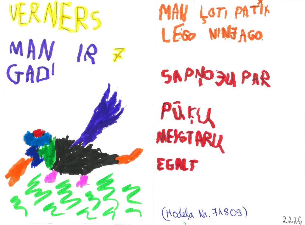 Verners vēlas LEGO Ninjago Pūķu meistaru Egalt