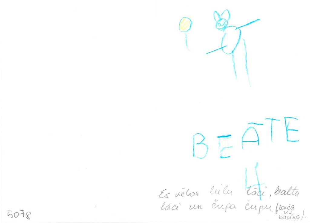 Baltu lāci un čupa čupu