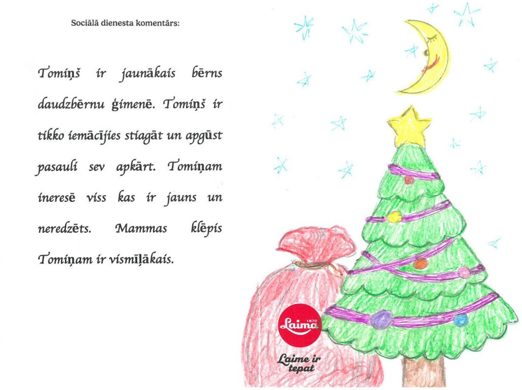 Toms sapņo par ragavām un ziemas zābakiem.