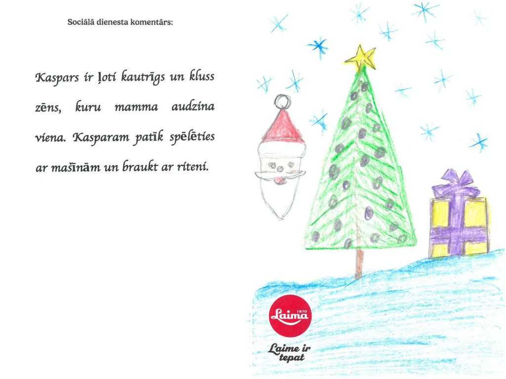 Kaspars sapņo par mašīnu ar pulti.