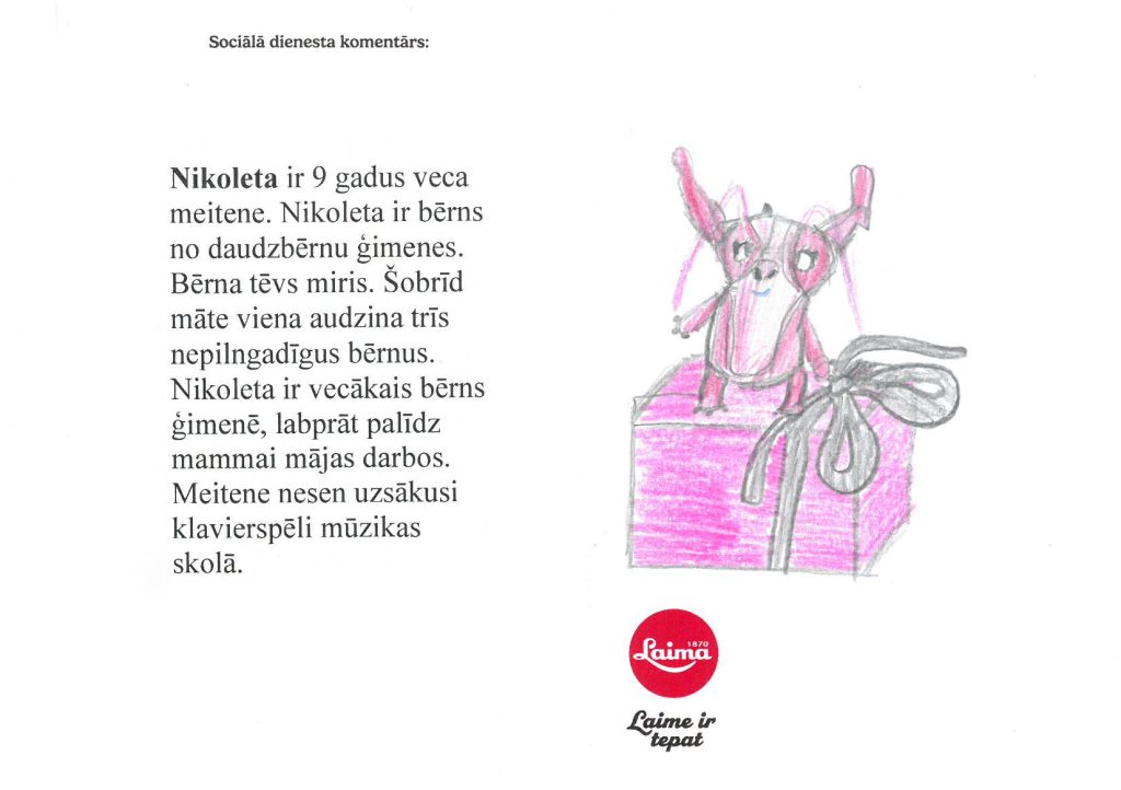 Nikoleta sapņo par mīksto mantu 