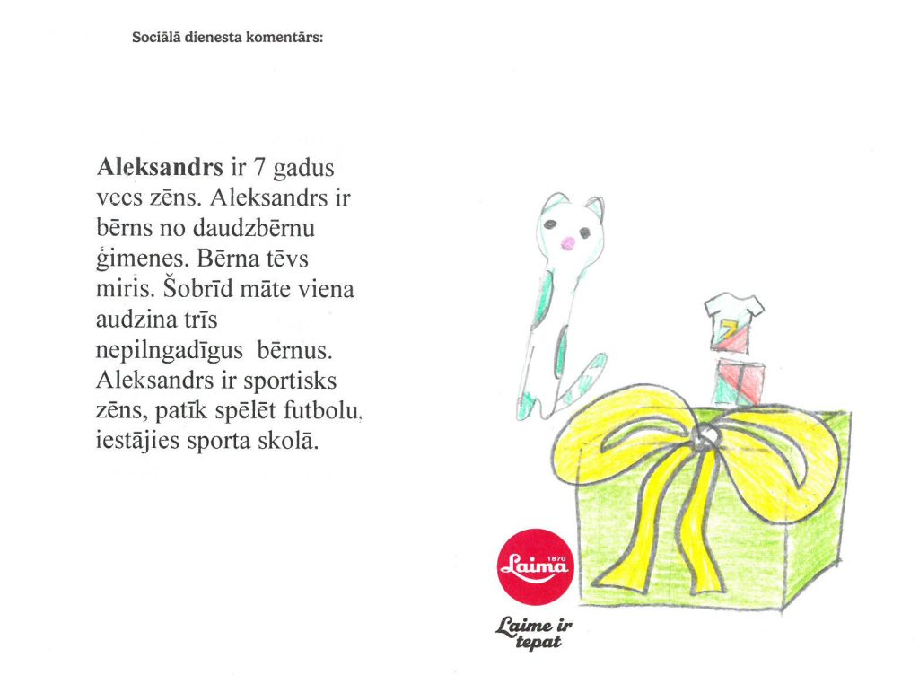 Aleksandrs sapņo par mīksto mantu - kaķi zaļā krāsā