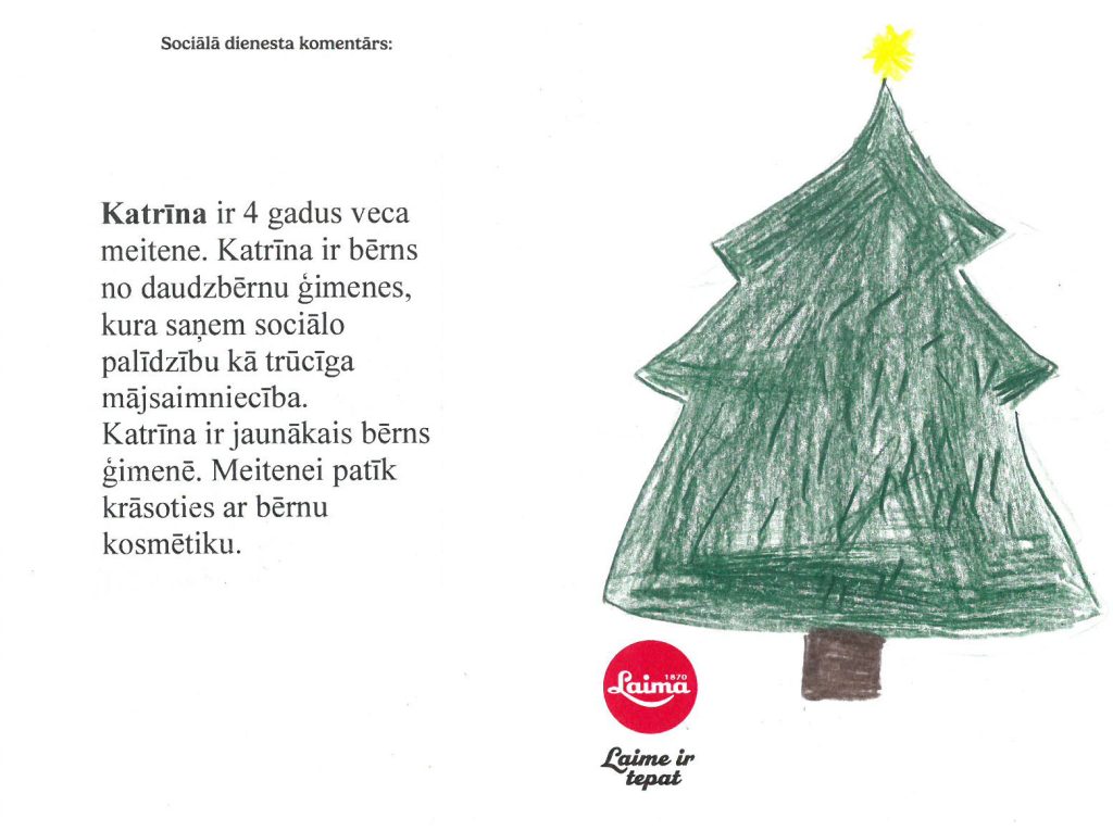 Katrīna sapņo par leļļu māju.