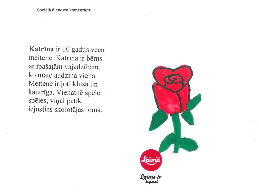 Katrīna sapņo par lielu zaķi (mīksto mantu)