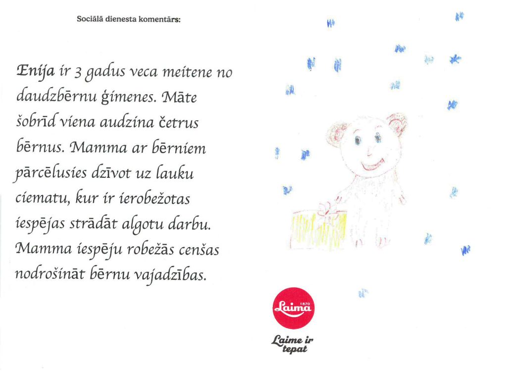 Enija sapņo par attīstošu grāmatu.
