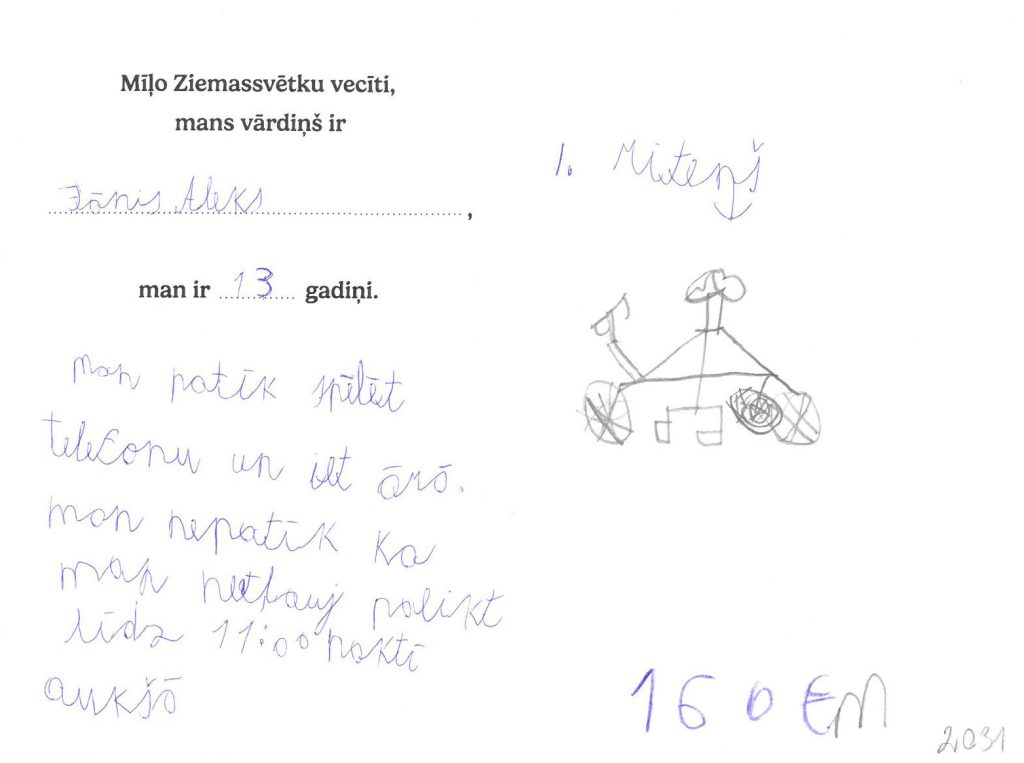 Jānis Alekss sapņo par riteni.