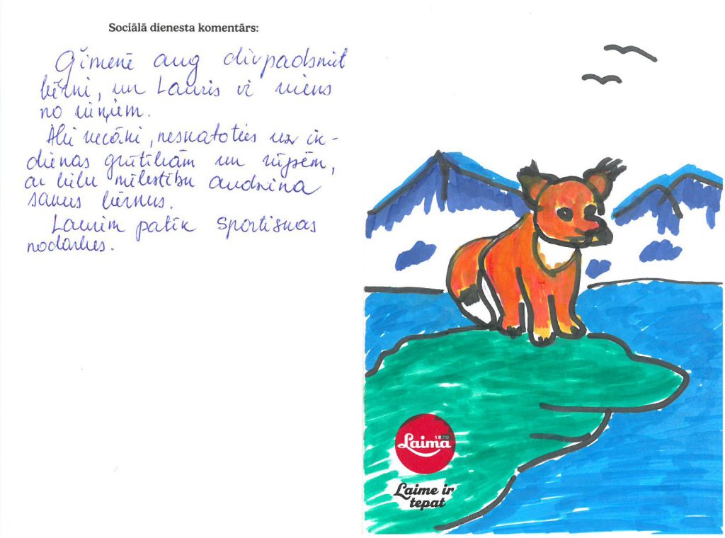 Lauris sapņo par pusaudžu riteni.