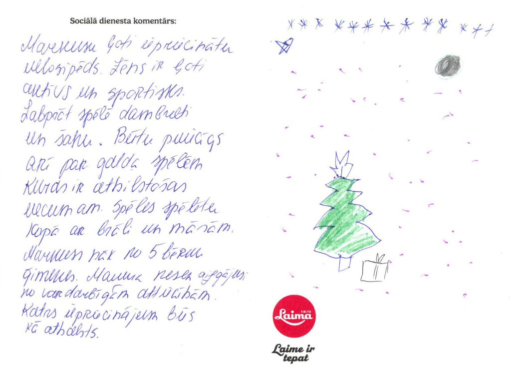 Markuss sapņo par benzīna moci, kvadraciklu vai iPhone.