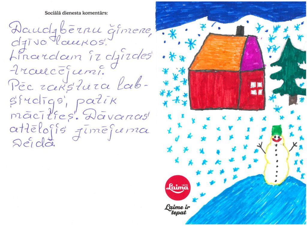 Linards sapņo par velosipēdu.