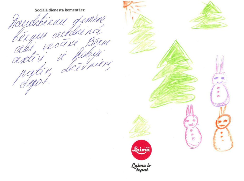 Bažena sapņo par velosipēdu vai telefonu.