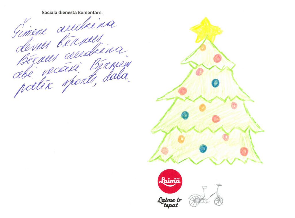 Dmitrijs sapņo par velosipēdu. Priecāsies arī par elektrisko vilcienu ar sliedēm.