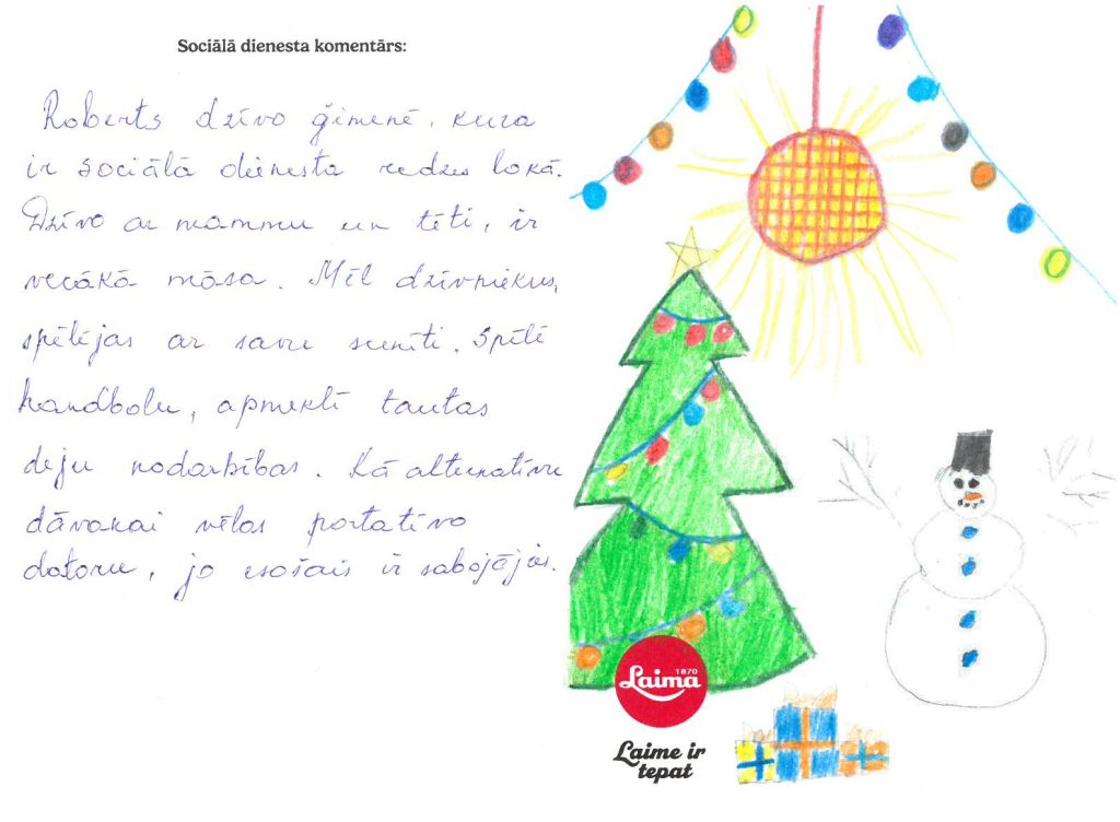 Roberts sapņo par velosipēdu.