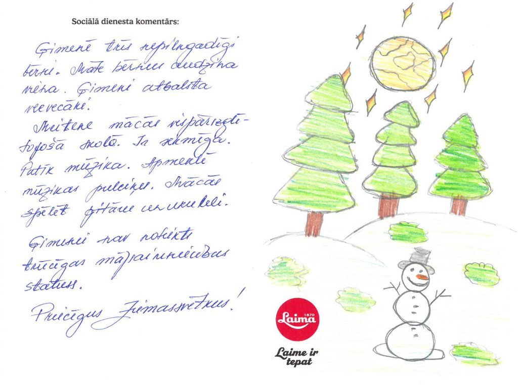 Karīna sapņo par sintezatoru.