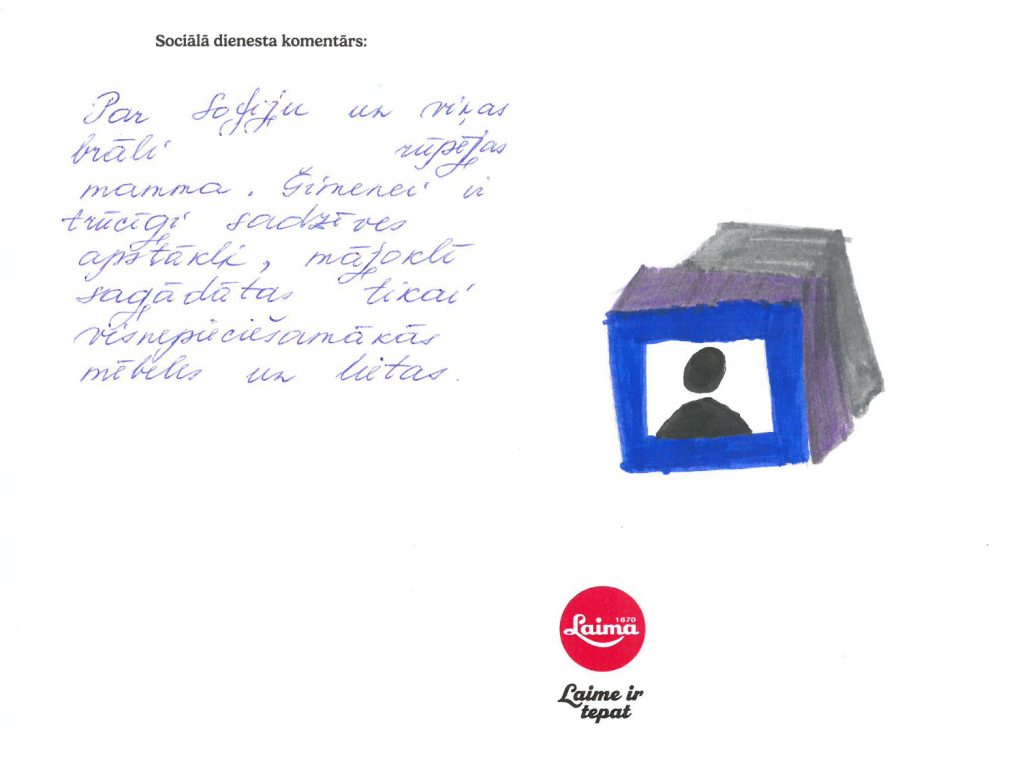 Sofija sapņo par Iphone, datoru vai Adidas apaviem.