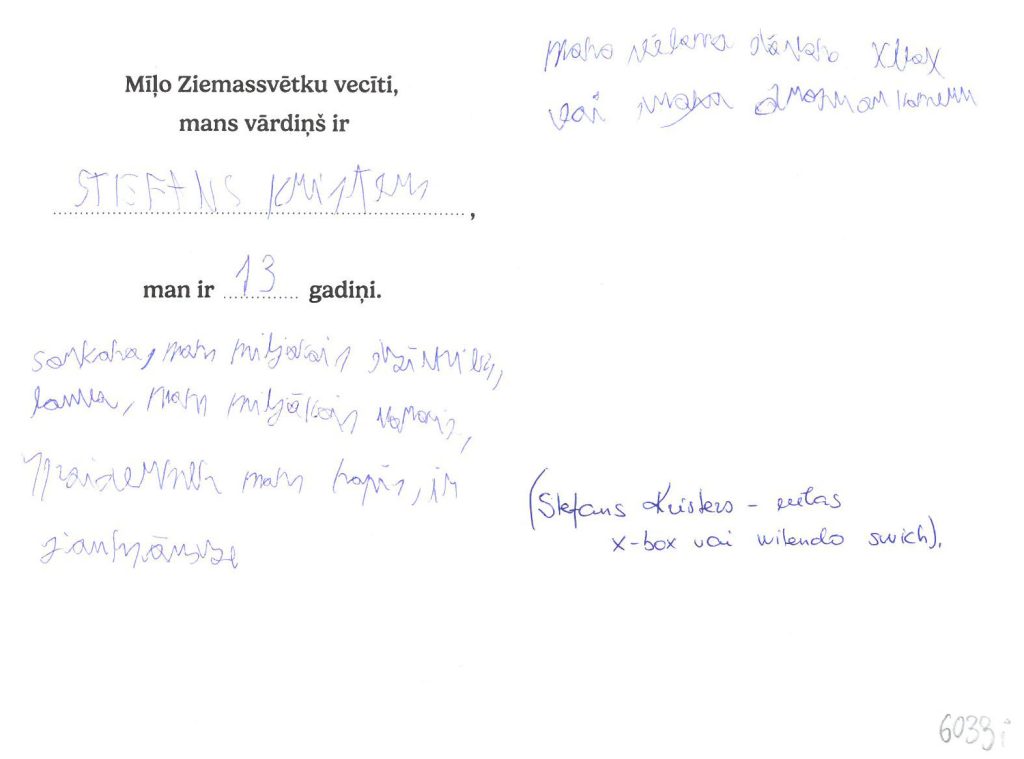 Stefans vēlas x-box vai nintendo switch.