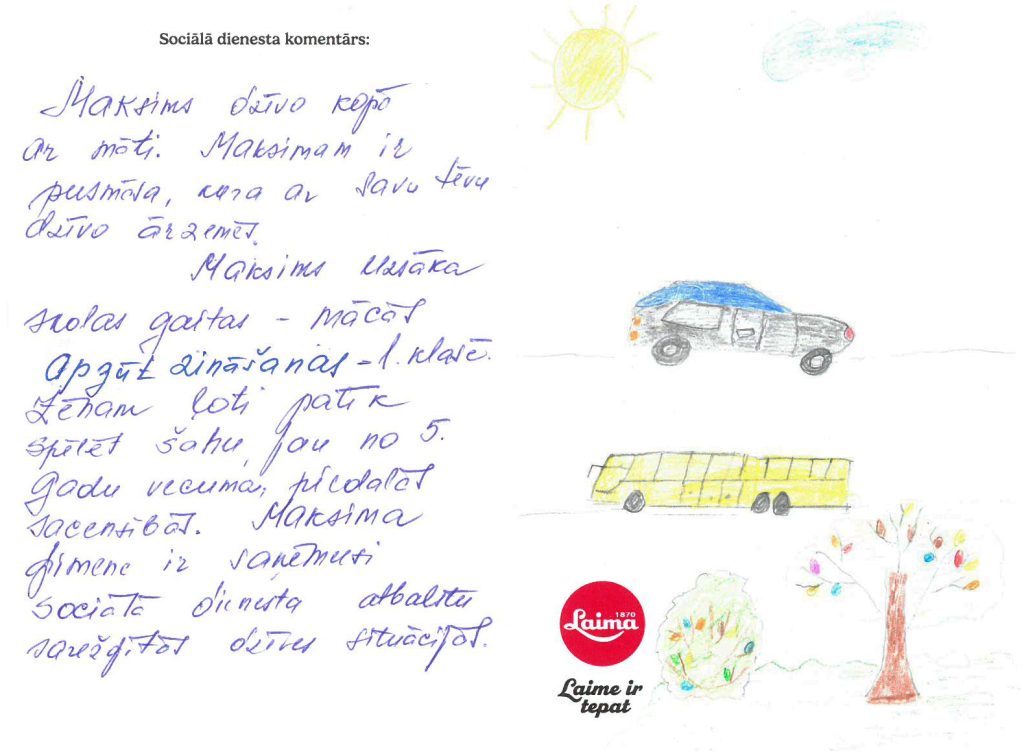 Maksims sapņo par elektromobili-kvadraciklu bērniem vai mašīnu ar pulti.