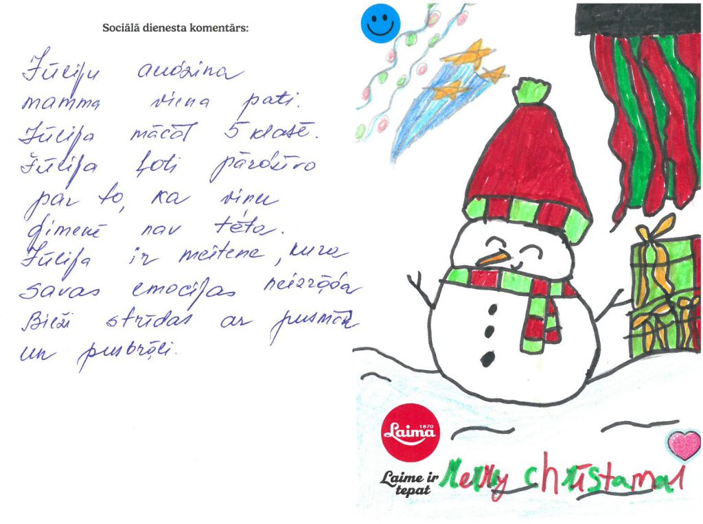 Jūlija sapņo par dīvāngultu. Priecāsies arī par sēžammaisu.