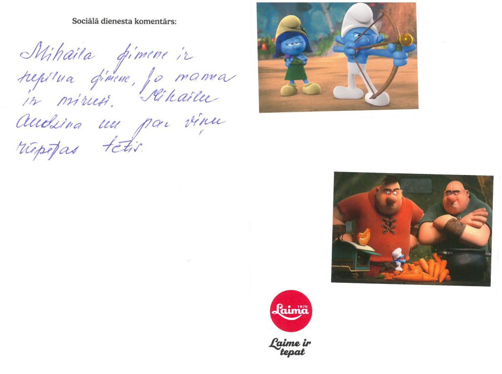 Mihails sapņo par planšeti vai spēļu konsoli.