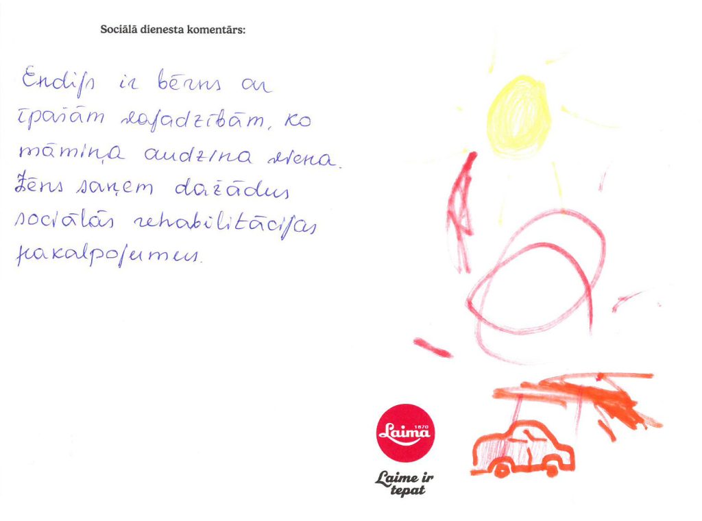 Endijs sapņo par riteni vai izvelkamo gultu.