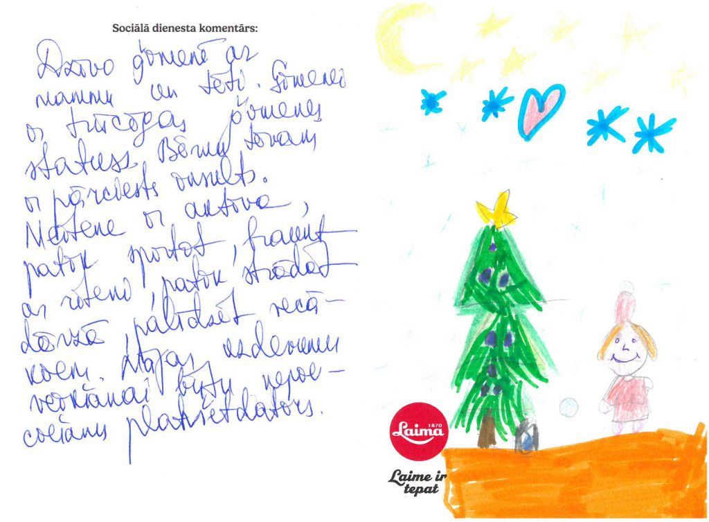 Katerina sapņo par velosipēdu vai planšetdatoru.