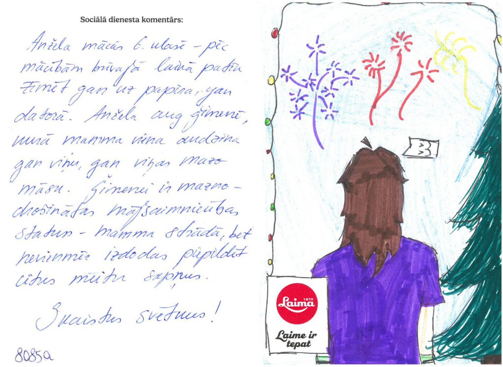 Anžela vēlas bērnu planšetdatoru.