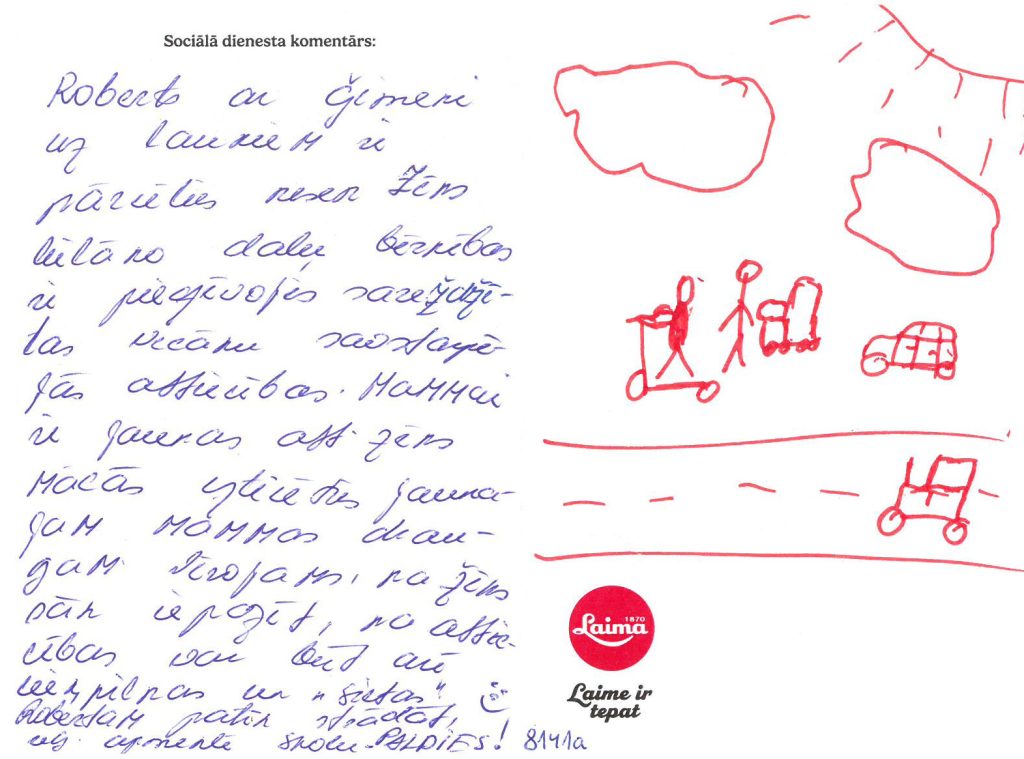 Roberts sapņo par elektroskūteri vai riteni.