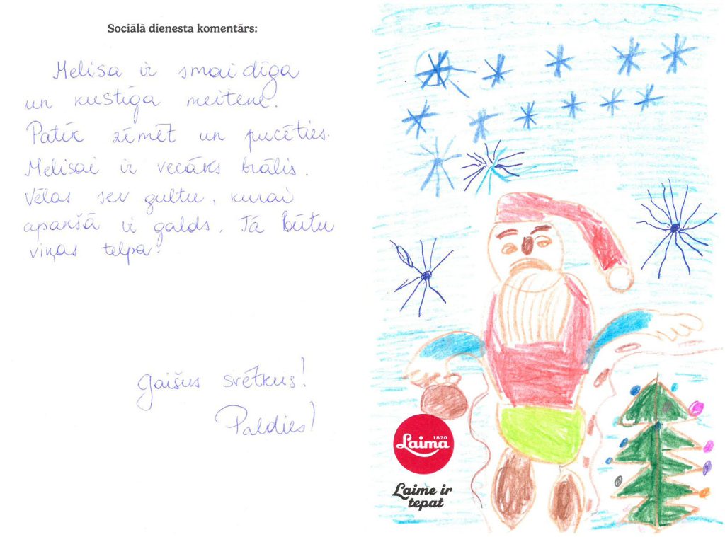 Melisa sapņo par gultu. Priecāsies arī par lielo Labubu.